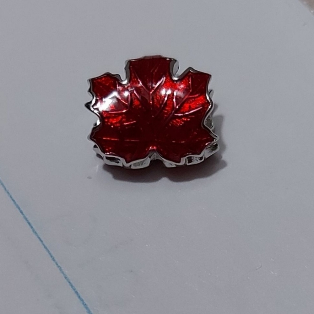925 silver Canada Maple Charm - fits pandora